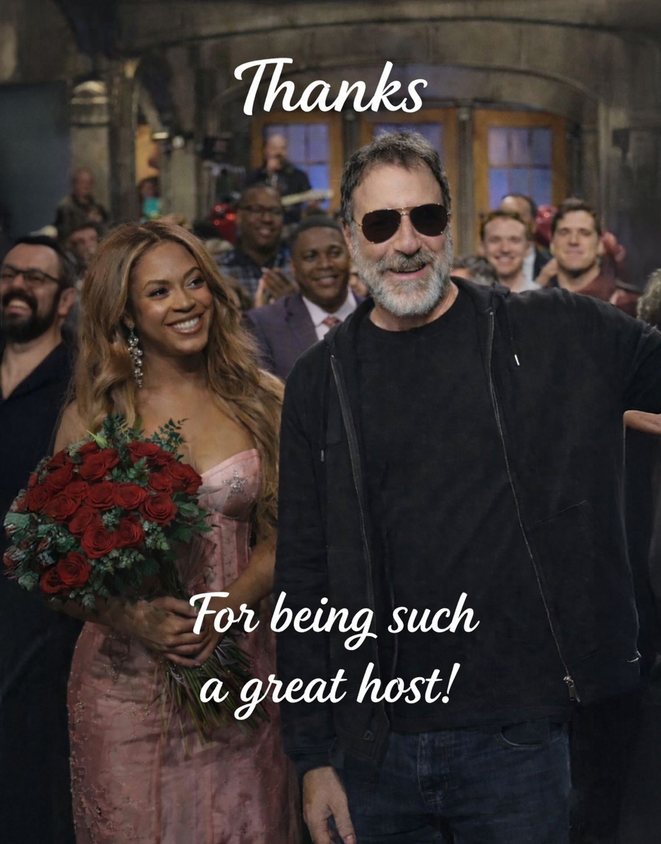 Thanks for being a great host